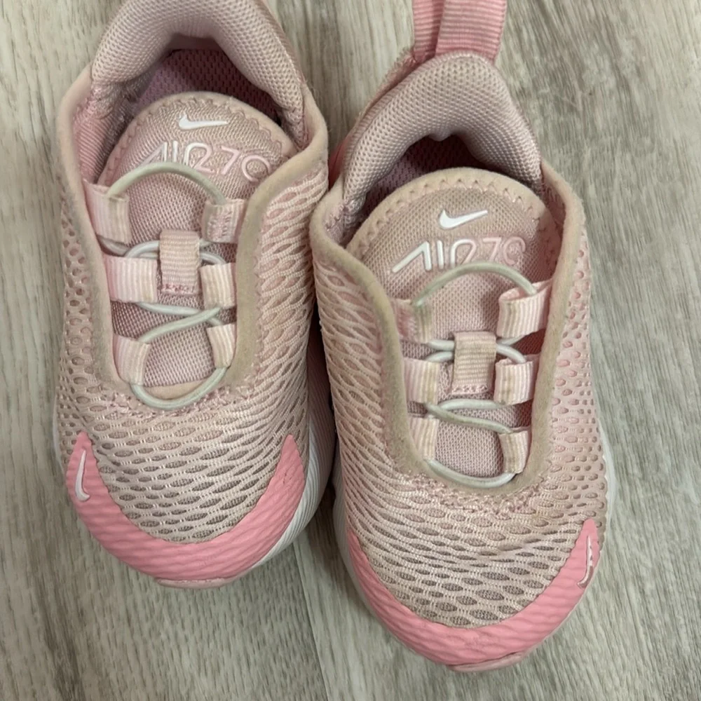 Nike Air Max Pink and White Sneakers